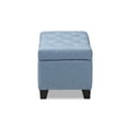 thumbnail image 7 of Baxton Studio Michaela Modern and Contemporary Light Blue Fabric Upholstered Storage Ottoman, 7 of 7