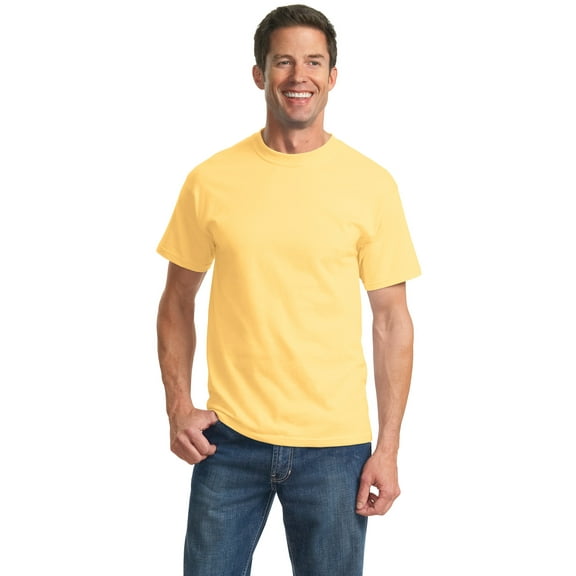 Port & Company - Tall Essential Tee. Pc61t , PC61T , Daffodil Yellow , XX-Large Tall