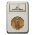 thumbnail image 1 of 1910 $20 Saint-Gaudens Gold Double Eagle MS-61 NGC (GSA), 1 of 3