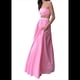 thumbnail image 3 of Conjunto de 2 Piezas para Mujer, Sin Mangas, con Tirantes, Corte A, Falda Maxi, Informal, Plisada, Estilo , Estilo Bohemio, con Bolsillo. Rosa M, 3 of 9