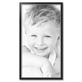 thumbnail image 2 of ArtToFrames 21" x 39" Black Velvet with Silver - 1.25 Picture Frame, 21x39 inch Black MDF Poster Frame (WOM-4691),  Pack, 2 of 8