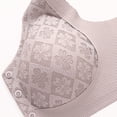 thumbnail image 3 of Sports Bras for Women Front Closure Skin Friendly Comfort Bra For Seniors Wireless Bras, 3 of 6