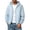 Light Blue, variant on DYTTDG Men's Lightweight Sun Protection Hooded Jacket, Breathable Full Zip Windbreaker with Pockets for Hiking & Summer Outdoor Activities