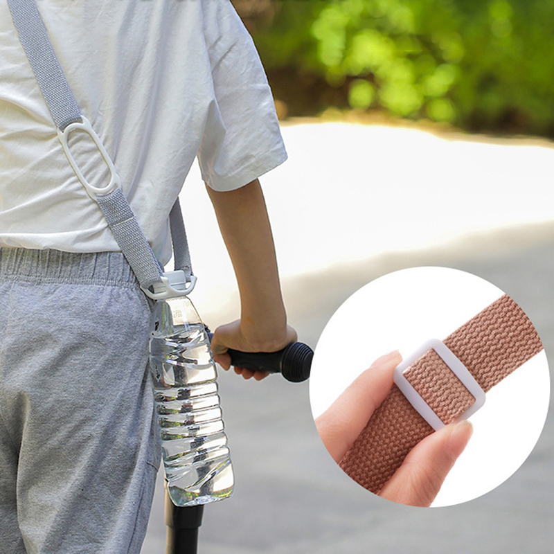 Adjustable Water Bottle Holder Strap Shoulder Strap Kettle Buckle
