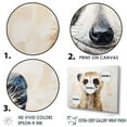thumbnail image 3 of Designart "Minimalist Meercat Portrait" Meercat Floater Framed Wall Art Prints, 3 of 5