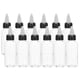 thumbnail image 1 of Uxcell 12Pcs 2oz/60ml Botellas Exprimibles, Botellas Dispensadoras Transparentes con Tapas de Rosca, Botella Plástica para Ketchup, Mostaza y Manualidades, 1 of 6