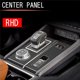 thumbnail image 4 of 2 piezas Calcomanía de control central del panel de cambio de marchas de fibra de coche Modificación interior para 2022+ RHD, 4 of 5