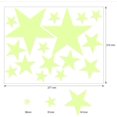 thumbnail image 5 of 454 piezas de pegatinas de pared de estrellas y luna que brillan en la oscuridad, decoraciones para el dormitorio, decoración del dormitorio de la sala de juegos de los niños y bebés, calcomanías de, 5 of 5