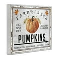 thumbnail image 4 of Stupell Industries Farm Fresh Pumpkin Holiday Painting White Framed Art Prints Wall Art, 14 x 11, 4 of 10
