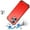 Red, variant on XPM for Cricket Icon Pro 2026 Phone Case, Tough Lined Design Hybrid Shockproof Protective Rugged TPU Hard PC with Durable Grip Cover for Cricket Icon Pro 2026 (Blue)