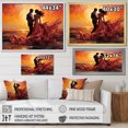 thumbnail image 4 of Designart "Salsa Dance Under The Sunset IV" Dance Canvas Wall Art, 4 of 7