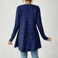 thumbnail image 4 of Women's Belted Cardigan - Tie Front Long Sleeve Open Front | Trendy Fall Cover Up Lightweight Office to Lounge Layer Minimalist, 4 of 9