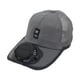 thumbnail image 2 of Sombrero De Visera Con Ventilador Yinane Gorra De Ventilador Con Energía Solar Para Correr Acampar Senderismo Gris Oscuro, 2 of 8