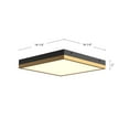 thumbnail image 5 of FM553214AGMB-Alora Lighting-Sydney - 36W LED Flush Mount-2 Inches Tall and 14.25 Inches Wide   Aged Gold/Matte Black Finish, 5 of 7
