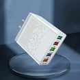 NGHnuifg USB 5 Port Wall Charger Portable Fast Charger For Smart