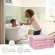 thumbnail image 2 of Toallas de Baño Unique Bargains Bambú Algodón 4uds 27x54 Pulgadas Rosa, 2 of 9