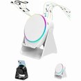 thumbnail image 1 of wonima11 4-in-1 360° Rotating Bluetooth Speaker Stand, with Colorful Ambient Light Wireless Induction Hd Surround Sound for Men Women Gadget Unique Gifts (White), 1 of 1