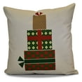thumbnail image 2 of Simply Daisy 16" x 16" Gift Wrapped Geometric Print Pillow, 2 of 2