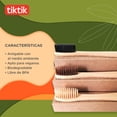 thumbnail image 2 of Cepillo de Dientes de Bambu Biodegradable Tiktik Ecológico Adulto MO9877-SUR-30, 2 of 3