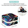 thumbnail image 5 of Note Travel Portable Square Jewelry Box Earring Organizer Necklace Holder Bracelet Holder Display Case Decorative Box Jewelry, 5 of 6