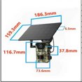 PBAZIH 2024 Ultra Clear 4G Solar Outdoor Hunting Camera with Infrared