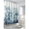thumbnail image 3 of Fsddascl Forest Farmhouse Shower Curtain Set - 72" x 78" Washable Bathtub Curtain with 12 Hooks, Vintage Nature Tree Scenery Watercolor Waterproof Fabric Stall Shower Curtains for Bathroom/Bathtub, 3 of 6