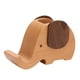 thumbnail image 2 of Funda de almohada, portalápices, decoración de mesa, organizador de escritorio, portalápices de madera con forma de elefante (un solo orificio) para teléfono., 2 of 9