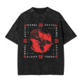 thumbnail image 1 of Hombres Mujeres Sleep Heavy Band Tokens Camiseta Impresa Lavada Vintage Novedad Camisetas, 1 of 5