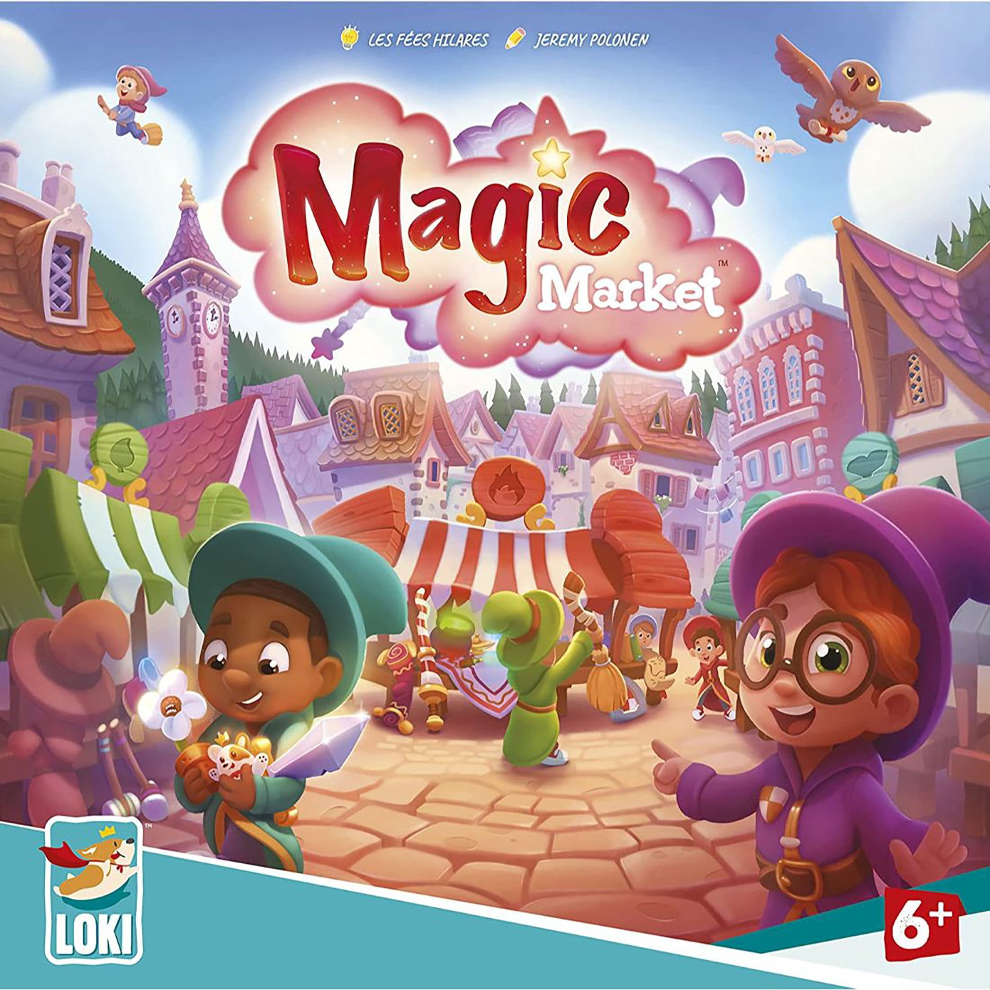 Magic Market -  LOKI Childrens Board Game, Ages 6+, 2-4 Players, 30 Min