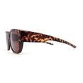 thumbnail image 4 of Polarized 57mm Rectangular Wear Over Glasses Large Fit-Over Sunglasses Tortoise Brown, 4 of 4