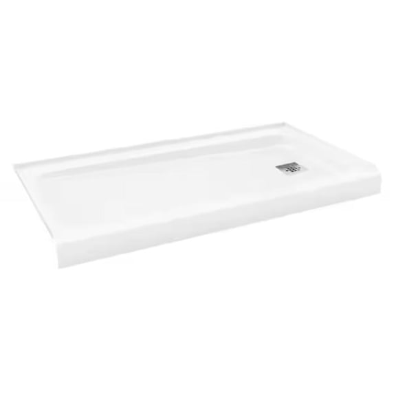 Bootz 4 in. H X 30 in. W X 60 in. L White Shower Base
