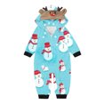 thumbnail image 2 of Odeerbi Matching Family Christmas Pajamas Sets Baby Romper Jumpsuits 2025 Fashion Xmas Print Family Jammies European And American Parent-Child Suit Loungewear Sleepwear for Baby, 2 of 3