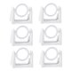thumbnail image 5 of OUNONA 6Ud Soportes Para Barra De Toallas Rotativos Con Montaje Adhesivo Estable Para Organización En, 5 of 8