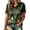 Dark Green(Pumpkin Ghost), variant on Halloween Shirts for Women Happy Halloween V Neck Funny Pumpkin Ghost Womens Short Sleeve Tops Vintage Party Tee Tops Yellow XL