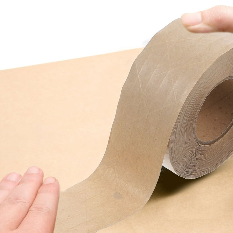 1 Roll of Kraft Paper Tape Water Activated Gummed Kraft Paper Tape  Packaging Tape Shipping Tape