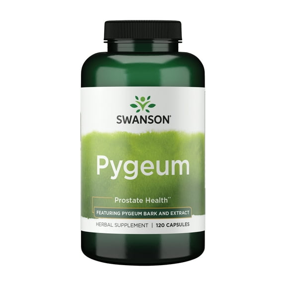 Swanson Pygeum Bark & Extract Capsules, 500 mg, 120 Count