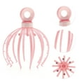 thumbnail image 3 of Unique Bargains 1 Pc Women Durable Eighteen Claws Style Head Massager for Home for Office Pink Plastic Steel Ball, 3 of 4