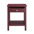thumbnail image 6 of Linon Williams Single Drawer End Table - Merlot, 6 of 9