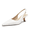 WHITE, variant on DREAM PAIRS Women's Slingback Kitten Heels - 2.36 Inch Low Heel Pointed Toe Pumps, Comfortable Closed Toe Dress Shoes for Office Work, Classic Holiday Heels
