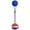 Blue & Red, variant on Olilia Dog Toys for Aggressive Chewers Interactive Indestructible Puzzle Stimulating Chew Toy Suction Cup Tug of War Boredom Busy Self Play Food Teething Puppy Dispensing Squeaky Ball Dogs