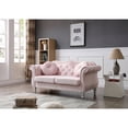thumbnail image 4 of Glory Furniture Hollywood Loveseat in Pink Color, 4 of 6
