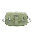 thumbnail image 5 of Bolsos para mujer 2025, nuevo estilo, estilo retro de nicho, bolso de un solo hombro, bandolera informal con textura, bolso cuadrado pequeño., 5 of 5