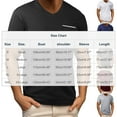 thumbnail image 3 of Hinvhai Men's Casual Henley Shirt Short Sleeve Summer V Neck Solid T-Shirt Tops Whith Pocket Black XXL(XXL), 3 of 9