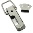 thumbnail image 3 of Paquete de 2 pestillos con resorte, palanca de cierre, herrajes de seguridad de acero inoxidable, cierre de tensión de pico de pato para cajas de gabinetes, maletas, 3 of 5