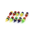 thumbnail image 2 of REGALWOVEN 10pcs 3mm Air Tube Multicolor Striped Plastic Airstone Diffuser for Aquarium, 2 of 4