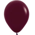 thumbnail image 1 of 100 Deluxe Burgundy Latex Balloons 5", 1 of 2