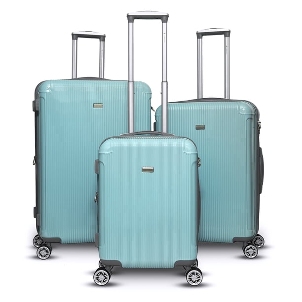 Gabbiano Genova Collection 3 Piece Hardside Spinner Luggage Set