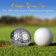 thumbnail image 3 of Juego de piedras para whiskey de acero inoxidable en forma de bola de golf Oaksea, 3 of 7