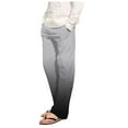 thumbnail image 1 of Teissuly Men's Comfy Pajamas Drawstring Stretch Print Sweatpants Long Wide Leg Lounge Home Full Length Pants, 1 of 3