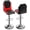 Red / Black, variant on Yunken Modern Racing Seat Bar Stools Set of 2, Adjustable Swivel Gaming Stools with Backrest and Footrest, Grey